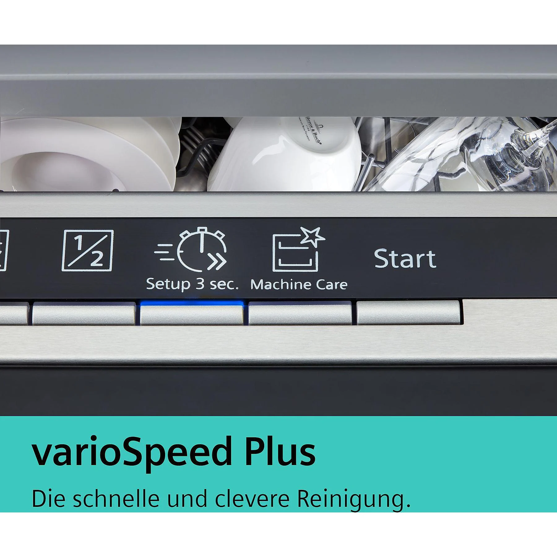 SIEMENS SN53ES04TE iQ300 Geschirrspüler (teilintegrierbar, 598 mm breit, 44 dB (A), B)