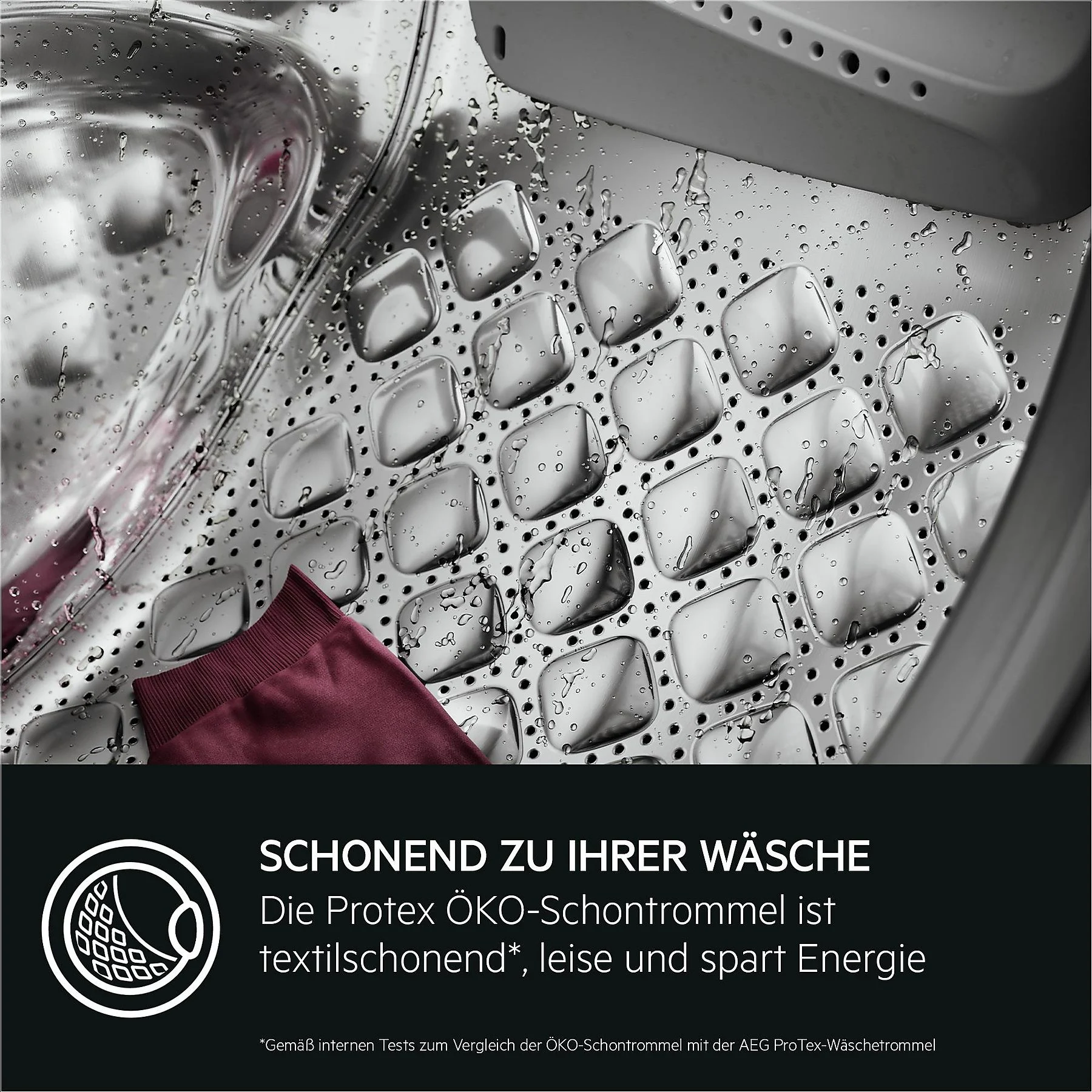 AEG LWR7G60690 Serie 7000 ProSteam® mit Dampfprogramm Waschtrockner (9 kg / 5 kg, 1600 U/Min.)