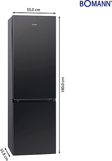 Bomann KG 184.1 schwarz-inox