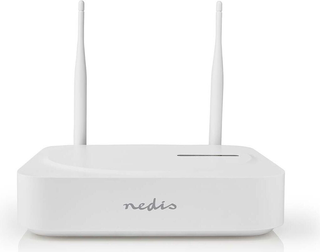 Nedis SmartLife Drahtloses Kamerasystem 2 x Full HD IP65 Nachtsicht Weiss (SLNVR201CWT)