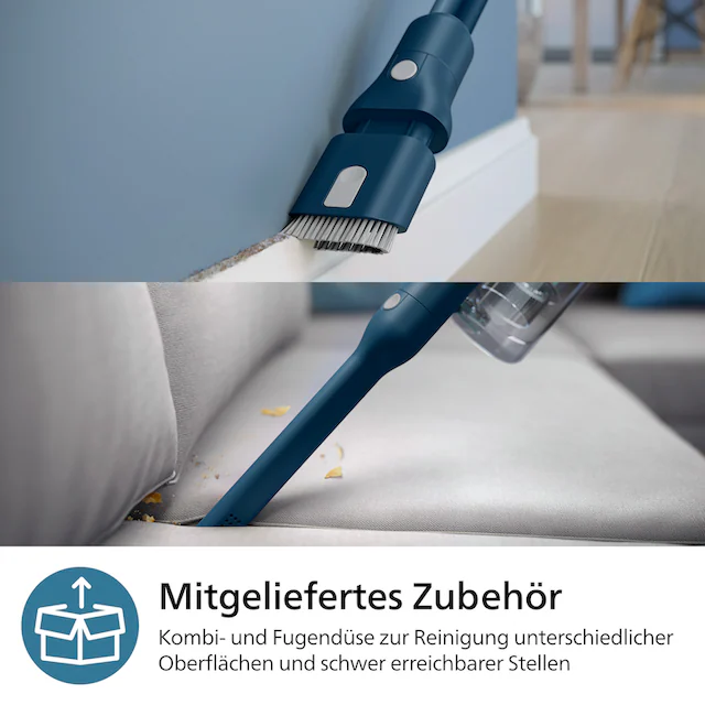 Philips Nass-Trocken-Akkusauger »XC5041/01 5000 Series „Teppichwunder“«, mit bis zu 60 Minuten Laufzeit und aufsteckbarem Aqua-Modul