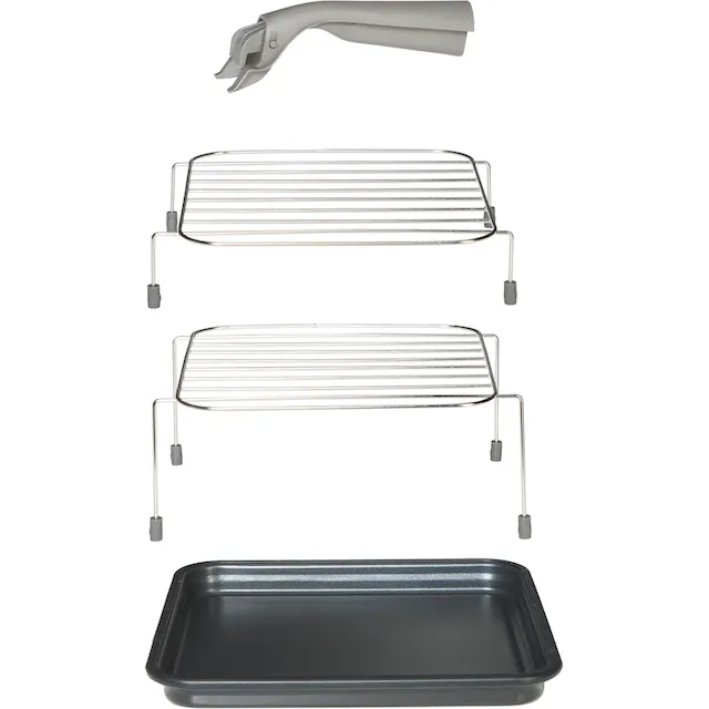 BAUKNECHT Mikrowelle »MF 258 B«, Grill-Mikrowelle-Heißluft, intelligente Technologie ohne Drehteller