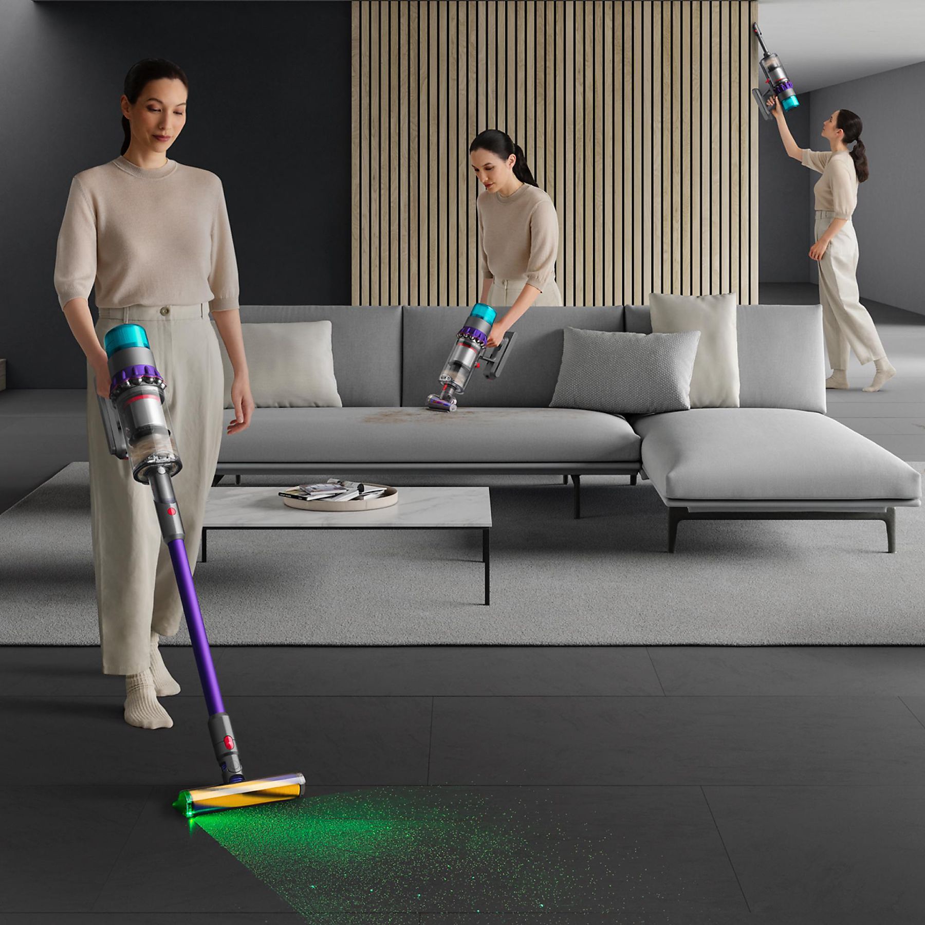 DYSON Gen5detect Absolute, Stielsauger, Akkubetrieb, 752 Watt