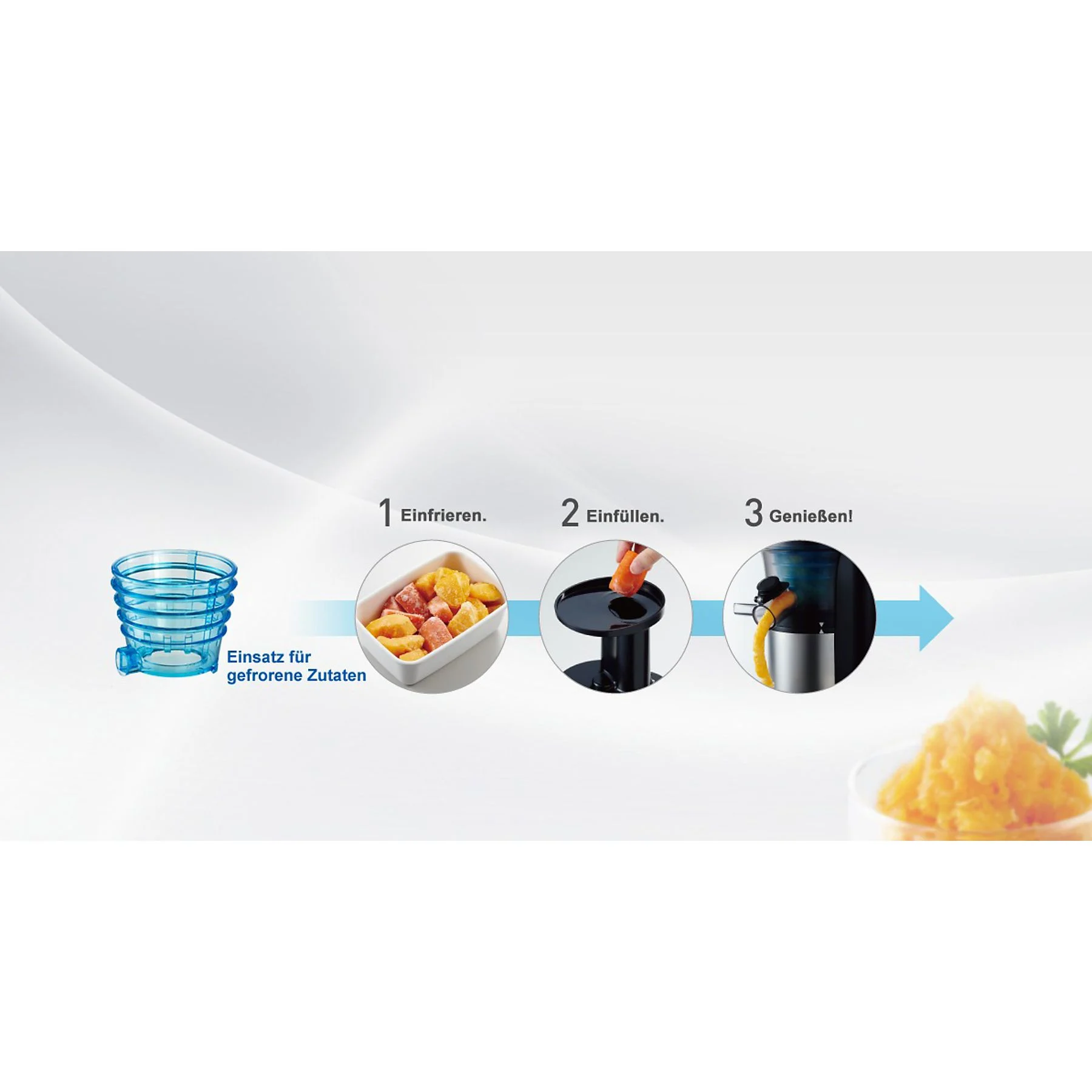 PANASONIC MJ-L 500 Slow Juicer 150 Watt, Edelstahl/Schwarz