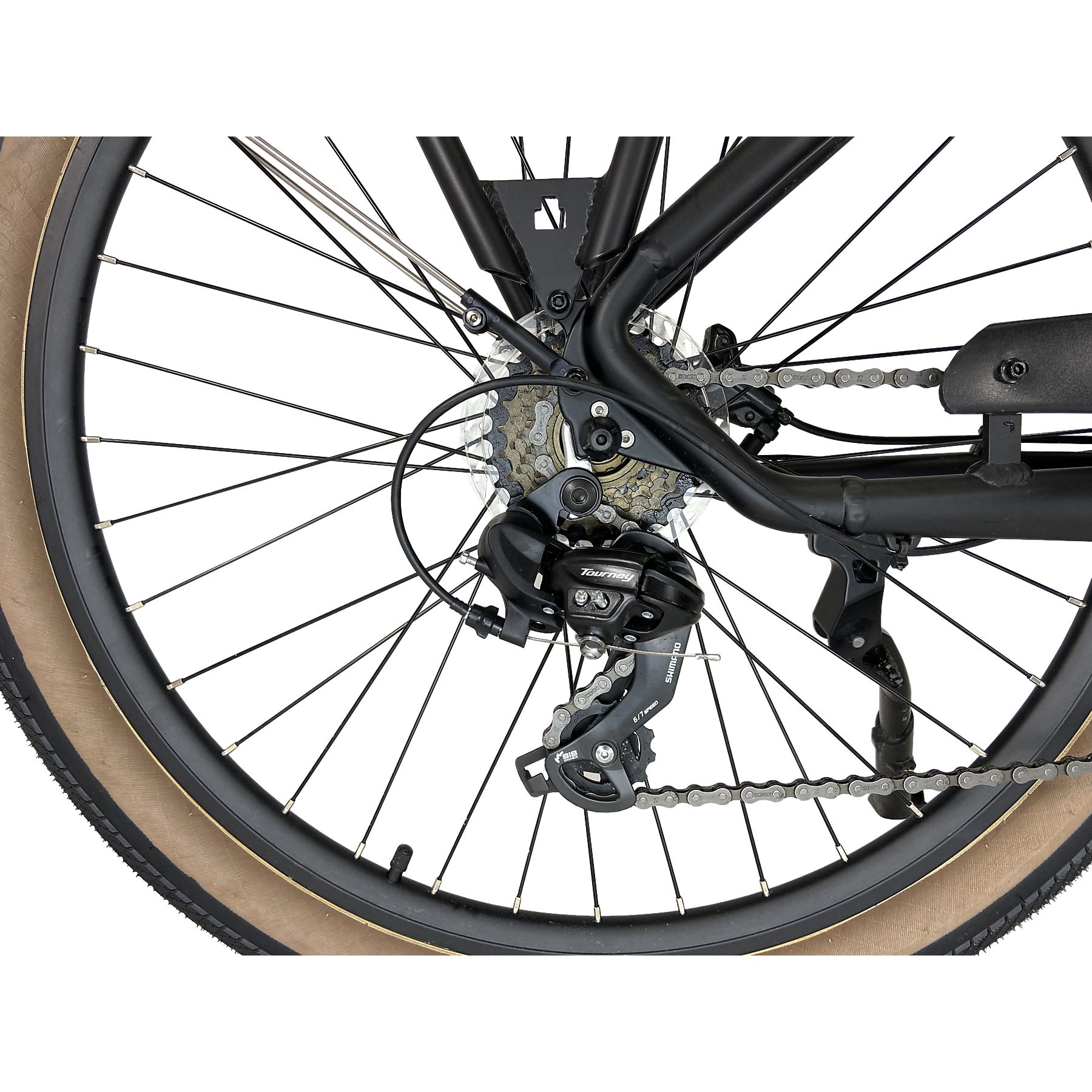 Sachsenrad E-Bikes E-SUV Citybike C5 Centro mit Alarmsystem schwarz