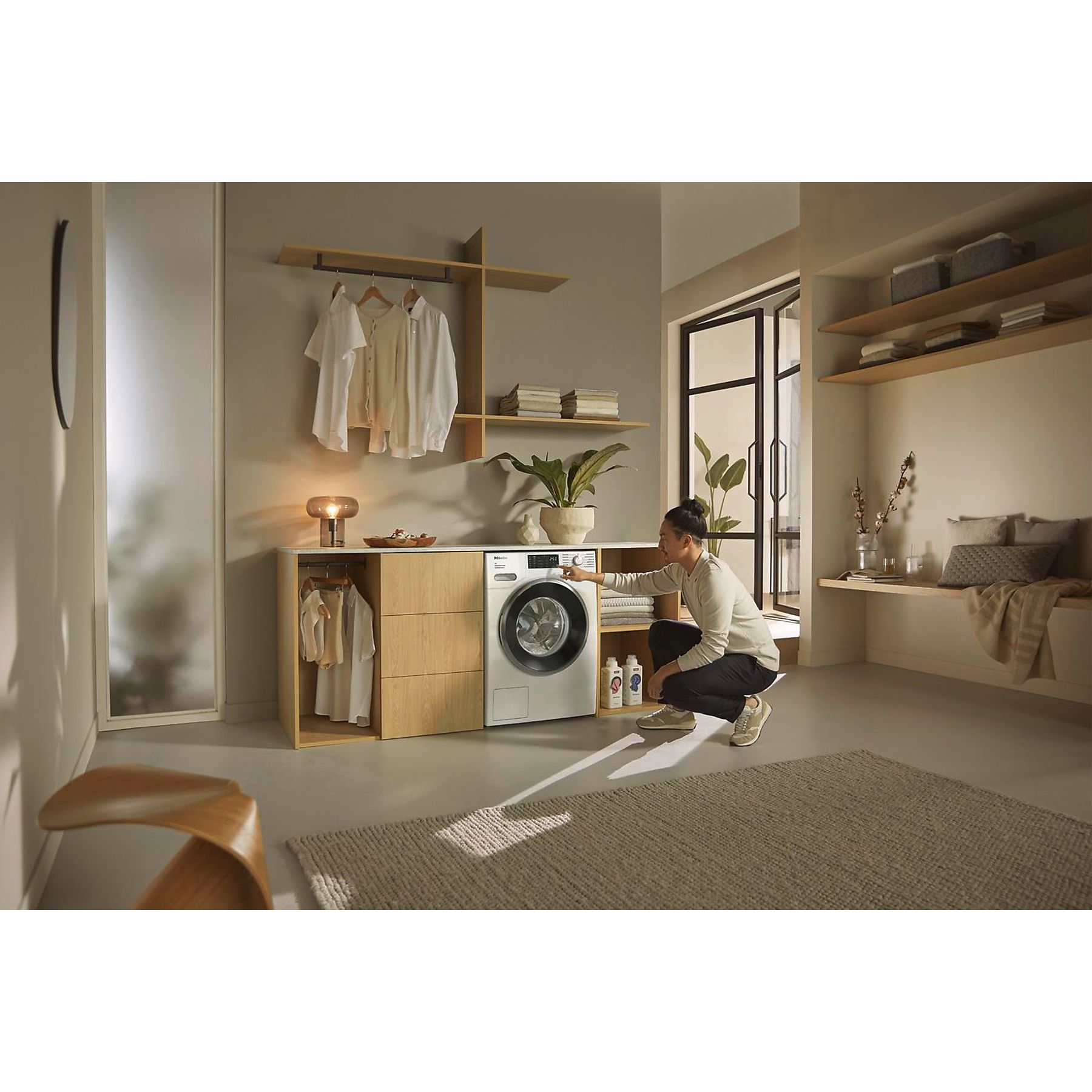 MIELE WWE460 WPS PWash&8kg W1 White Edition Waschmaschine (8 kg, 1400 U/Min., A, Flusenfilter, Fremdkörperfilter)