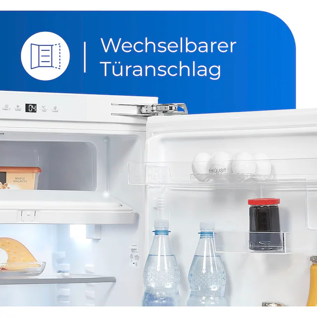 exquisit Einbaukühlschrank »UKS130-4-FE-010D«