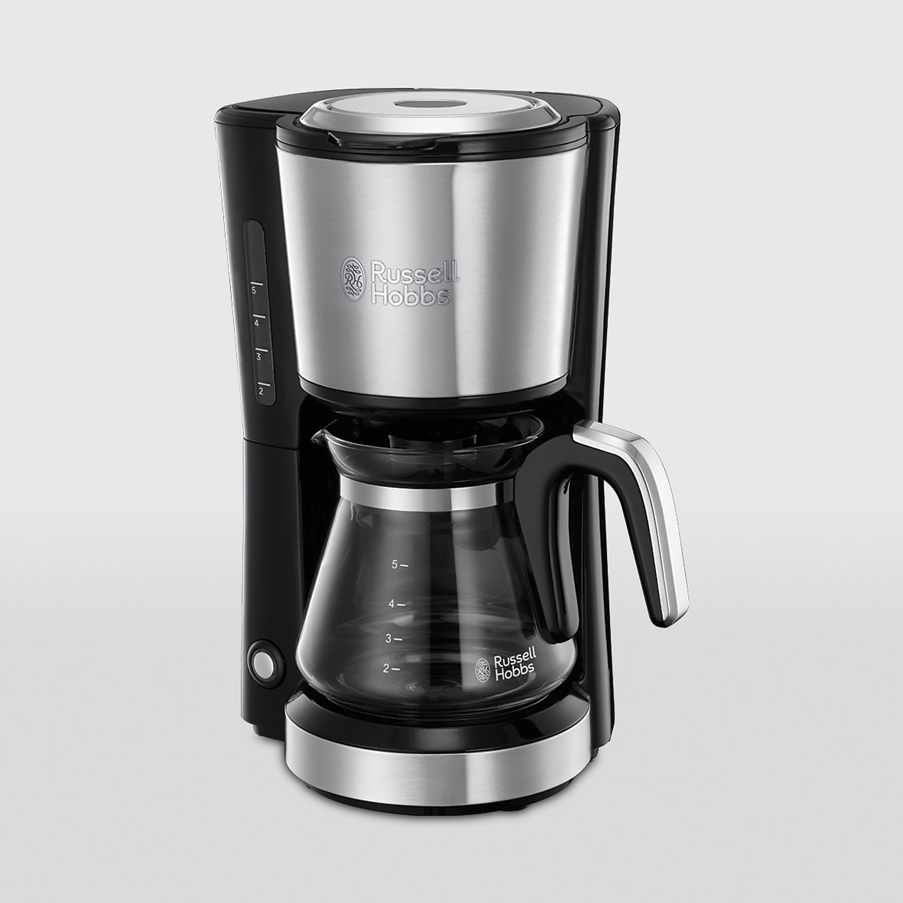 RUSSELL HOBBS 24210-56 Compact Home Mini Kaffeemaschine Edelstahl