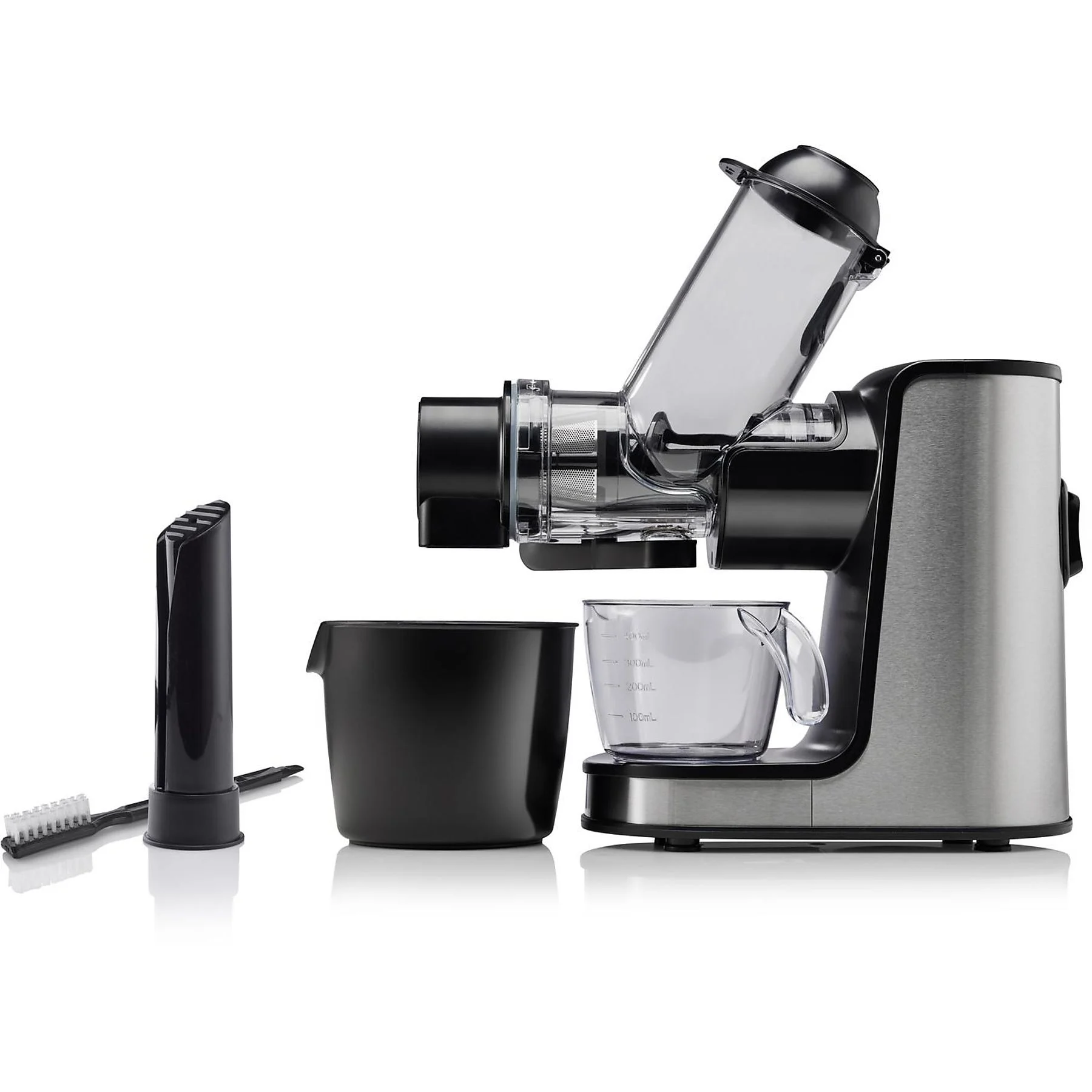 GORENJE Gorenje Slow-Juicer JC200BE für nährstoffreiche Säfte Slow Juicer 200 Watt, Edelstahl/Schwarz