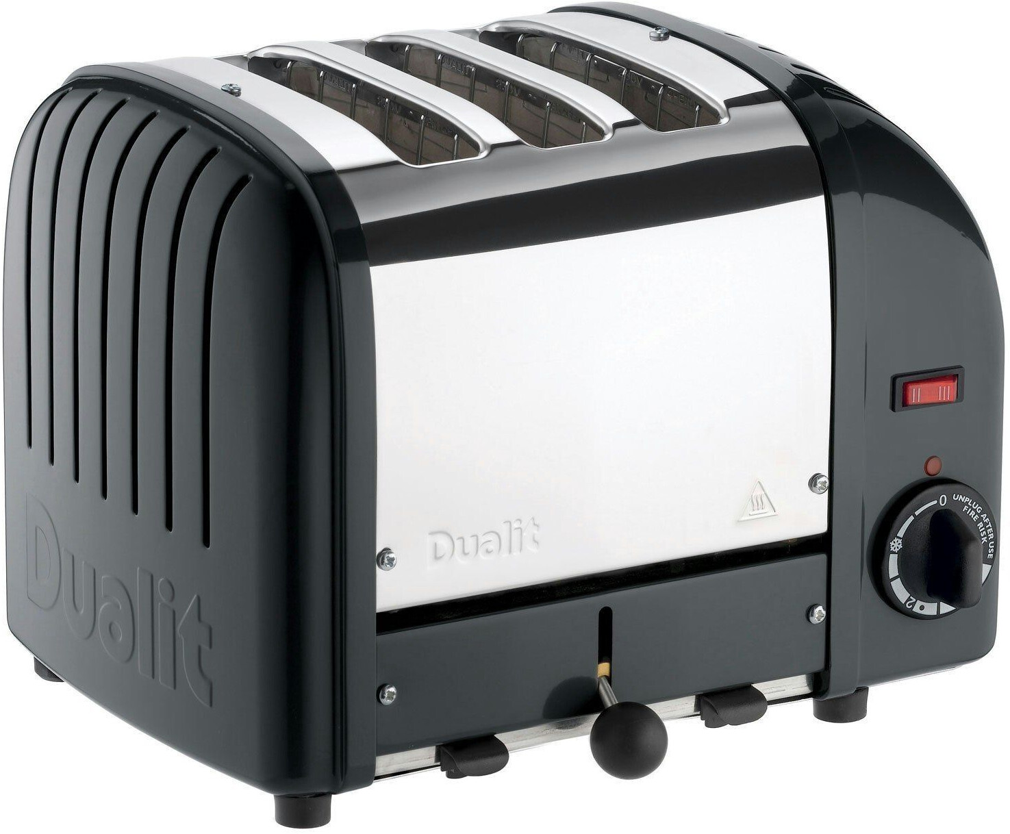 Dualit Classic Combi Toaster 2+1 Scheiben und Toastgitter Mattschwarz