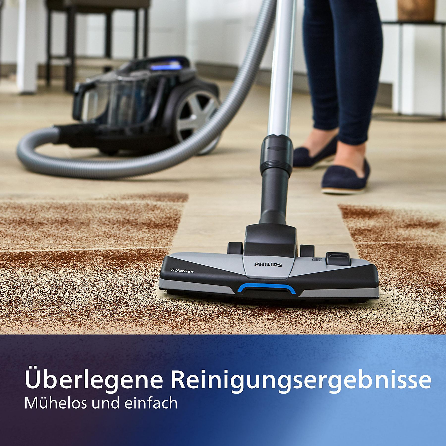 PHILIPS FC9741/09 PowerPro Expert Serie 7000 beutellos, Staubsauger, maximale Leistung: 900 Watt