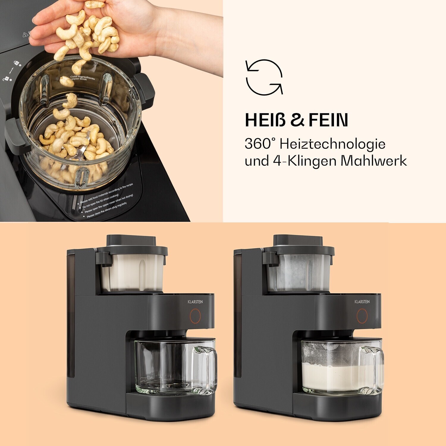 Klarstein Marcia Nussmilchbereiter