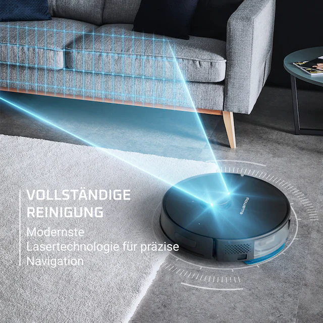 Rowenta Saugroboter »mit Wischfunktion und Absaugstation X-Plorer 75S+ Neo, lange Laufzeit«, 2700 Pa Saugleistung, präzise Lasernavigation, Sprachassistent, RR85E3