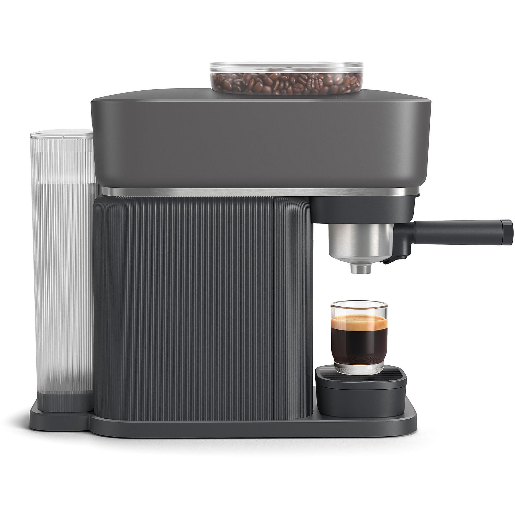 PHILIPS BAR303/60 Baristina + Milchaufschäumer BAR311/60 Espressomaschine Schwarzgrau