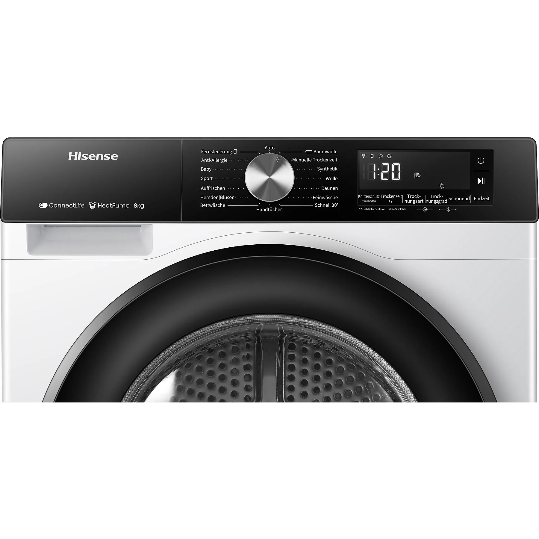 HISENSE DH3S802BW3 Wärmepumpentrockner (8 kg, weiß)