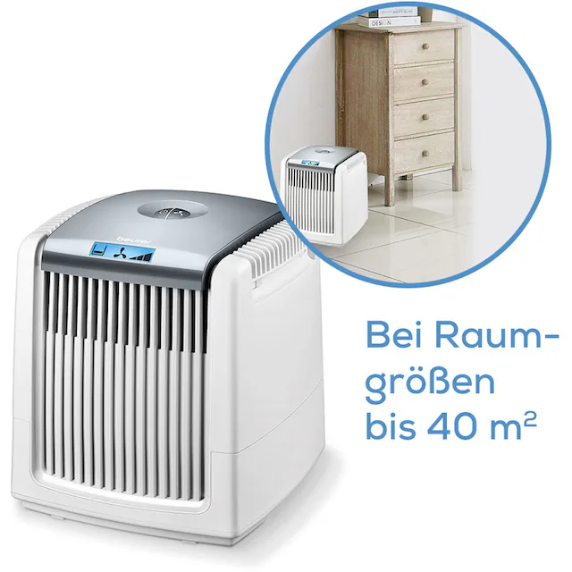 BEURER Kombigerät Luftbefeuchter und -reiniger »LW 230«, für 40 m² Räume, Inkl. Silber Ionen Pad