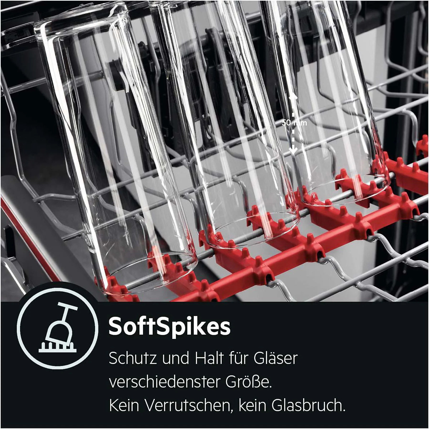 AEG FEE6491AZM Serie 6000 mit SatelliteClean® Geschirrspüler (teilintegrierbar, 596 mm breit, 44 dB (A), C)