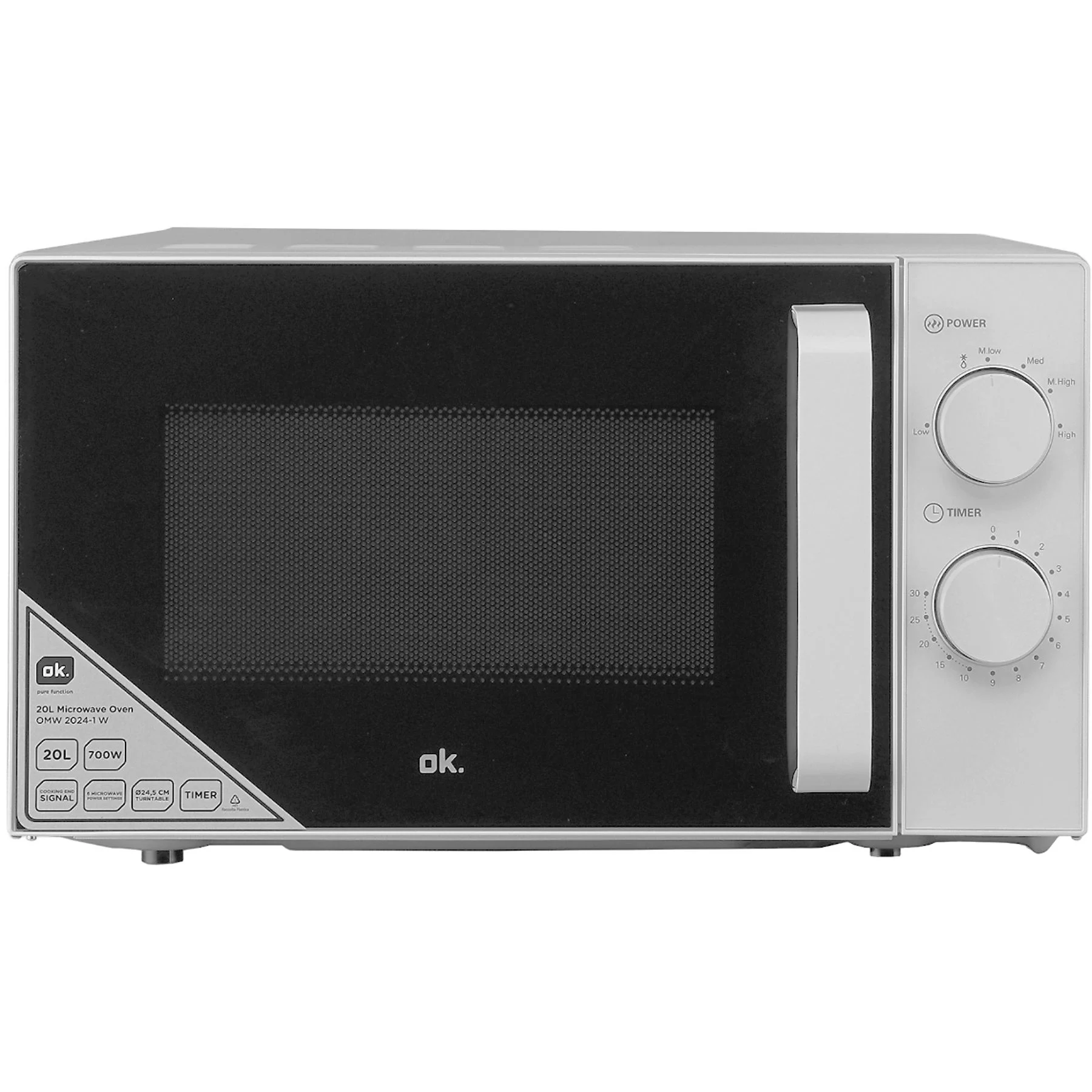OK. OMW 2024-1 W, Mikrowelle Solo (700 Watt)