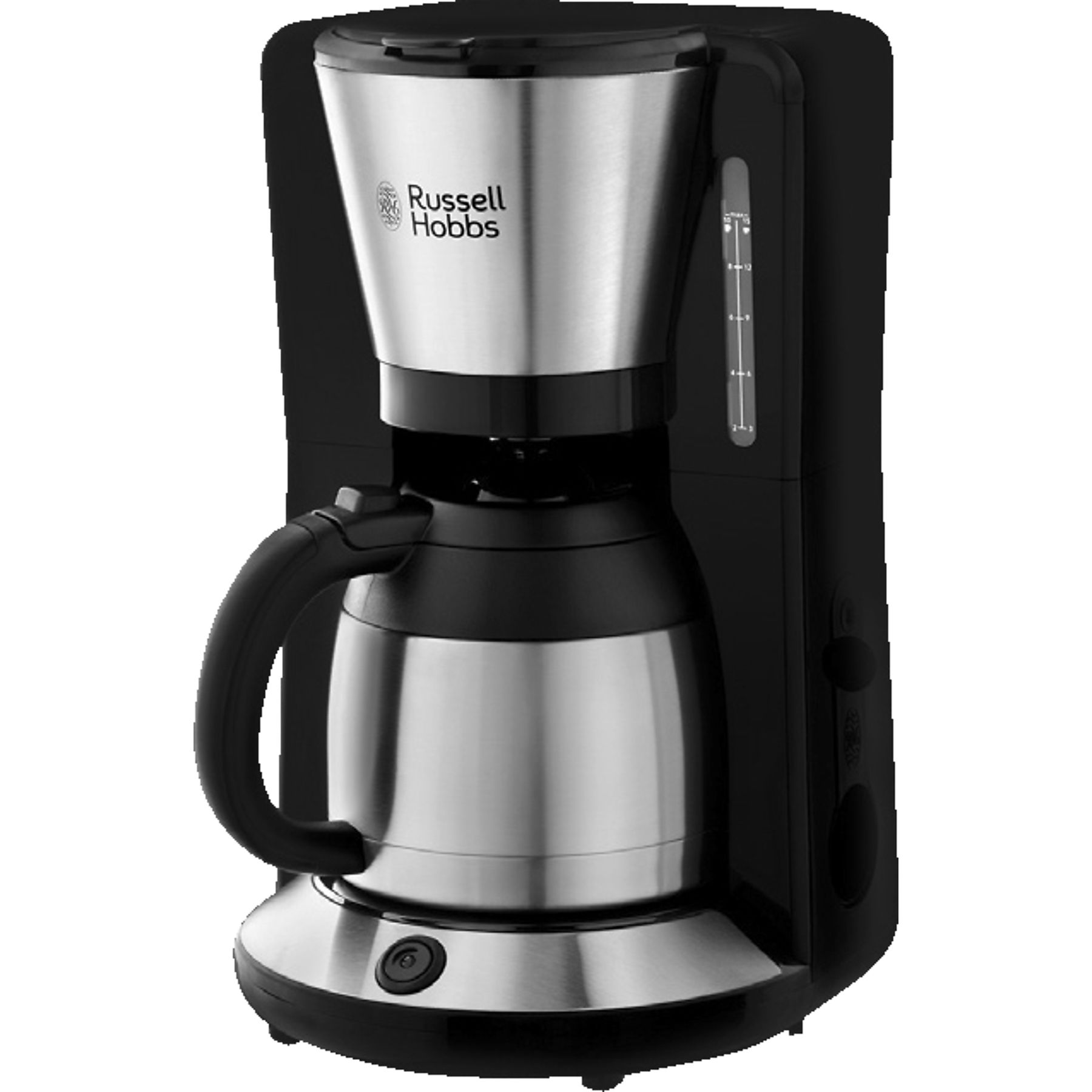 RUSSELL HOBBS 24020-56 Adventure Kaffeemaschine Edelstahl/Schwarz