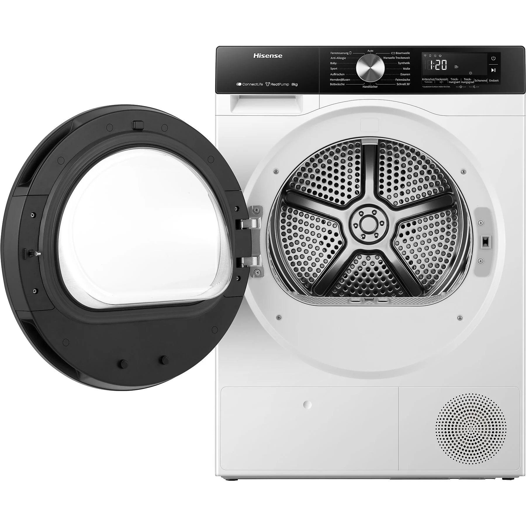 HISENSE DH3S802BW3 Wärmepumpentrockner (8 kg, weiß)