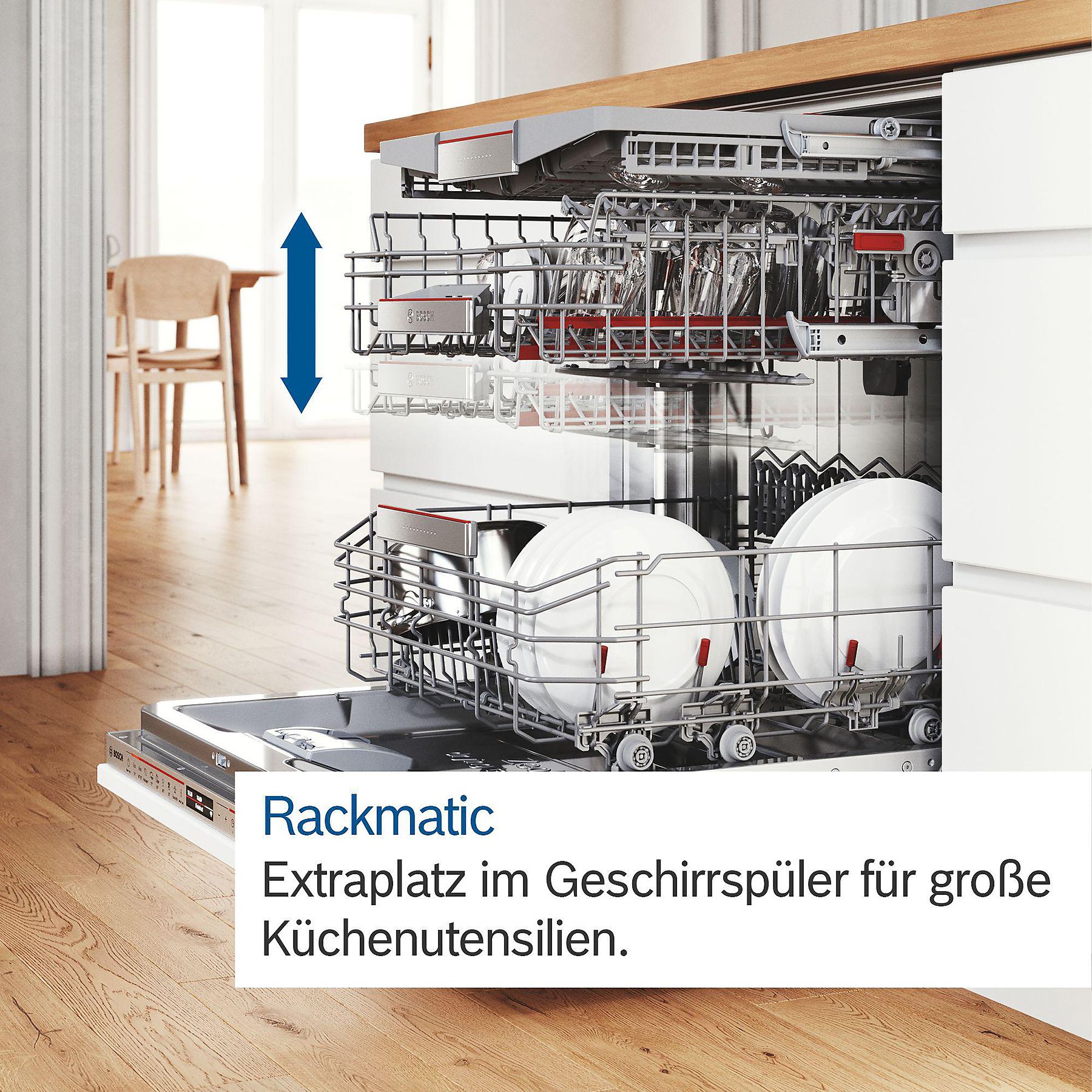 BOSCH SMU4EVS08E Serie 4 Geschirrspüler (unterbaufähig, 598 mm breit, 44 dB (A), B)