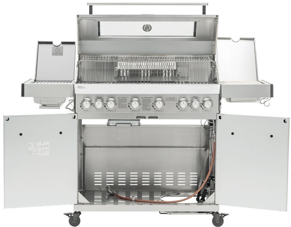 Taino Platinum Yamara 6+2 Gasgrill silber
