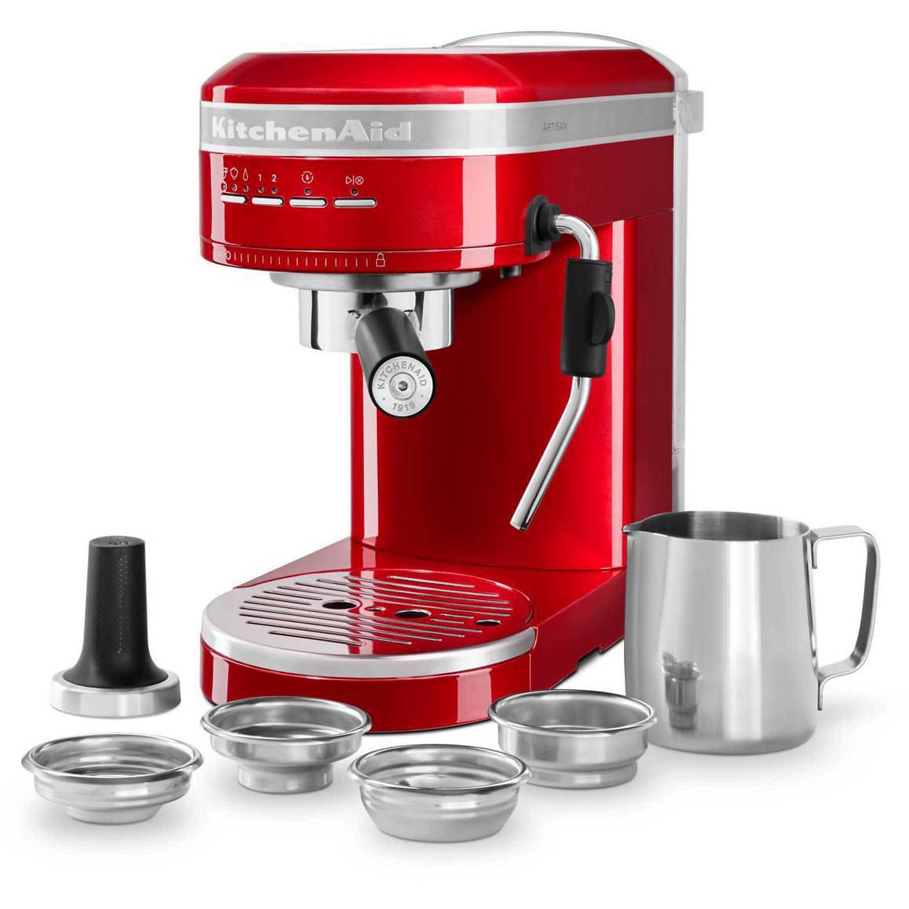 KITCHEN-AID 5KES6503ECA ARTISAN LIEBESAPFEL Espressomaschine Liebesapfelrot