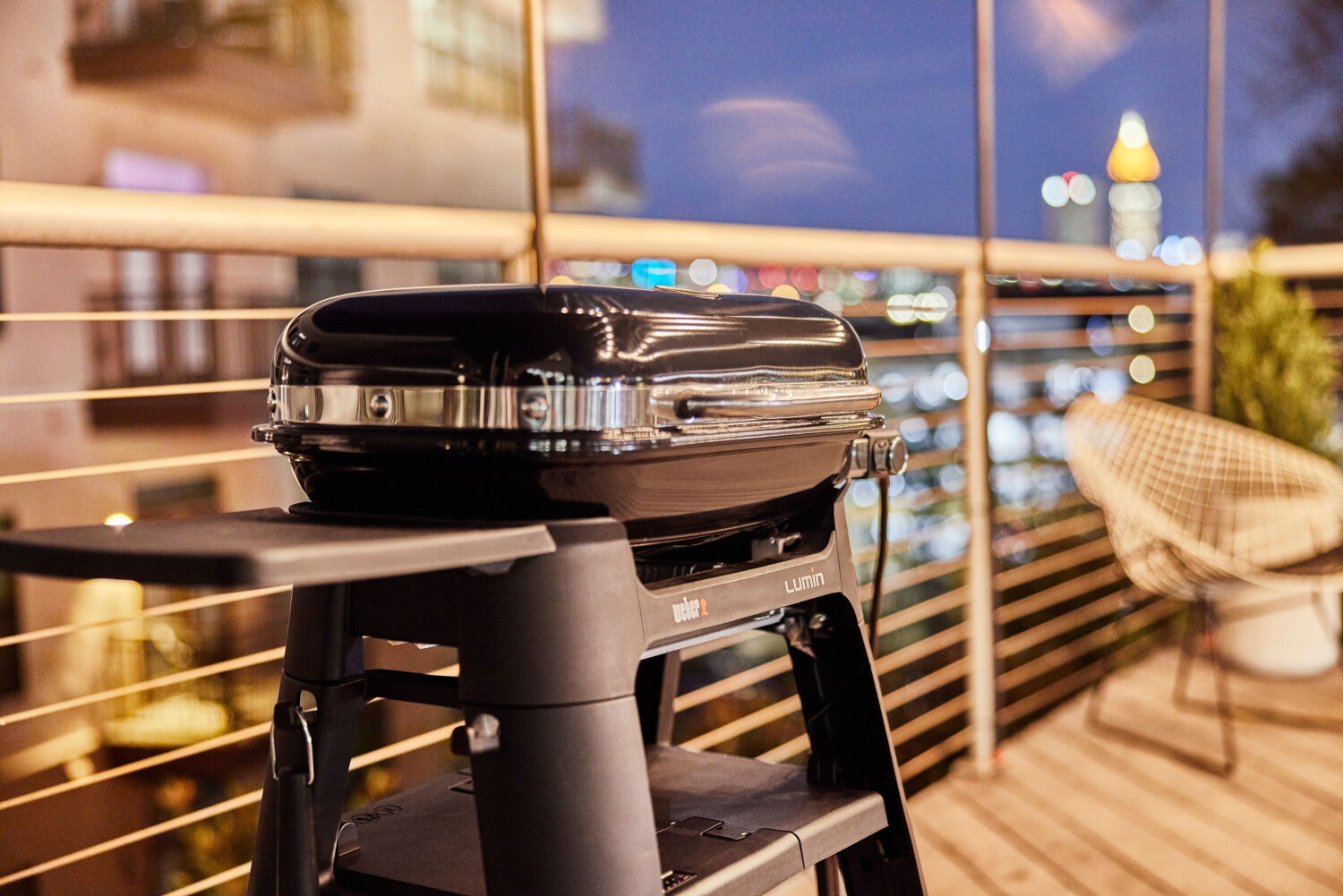Weber Lumin Compact Stand schwarz