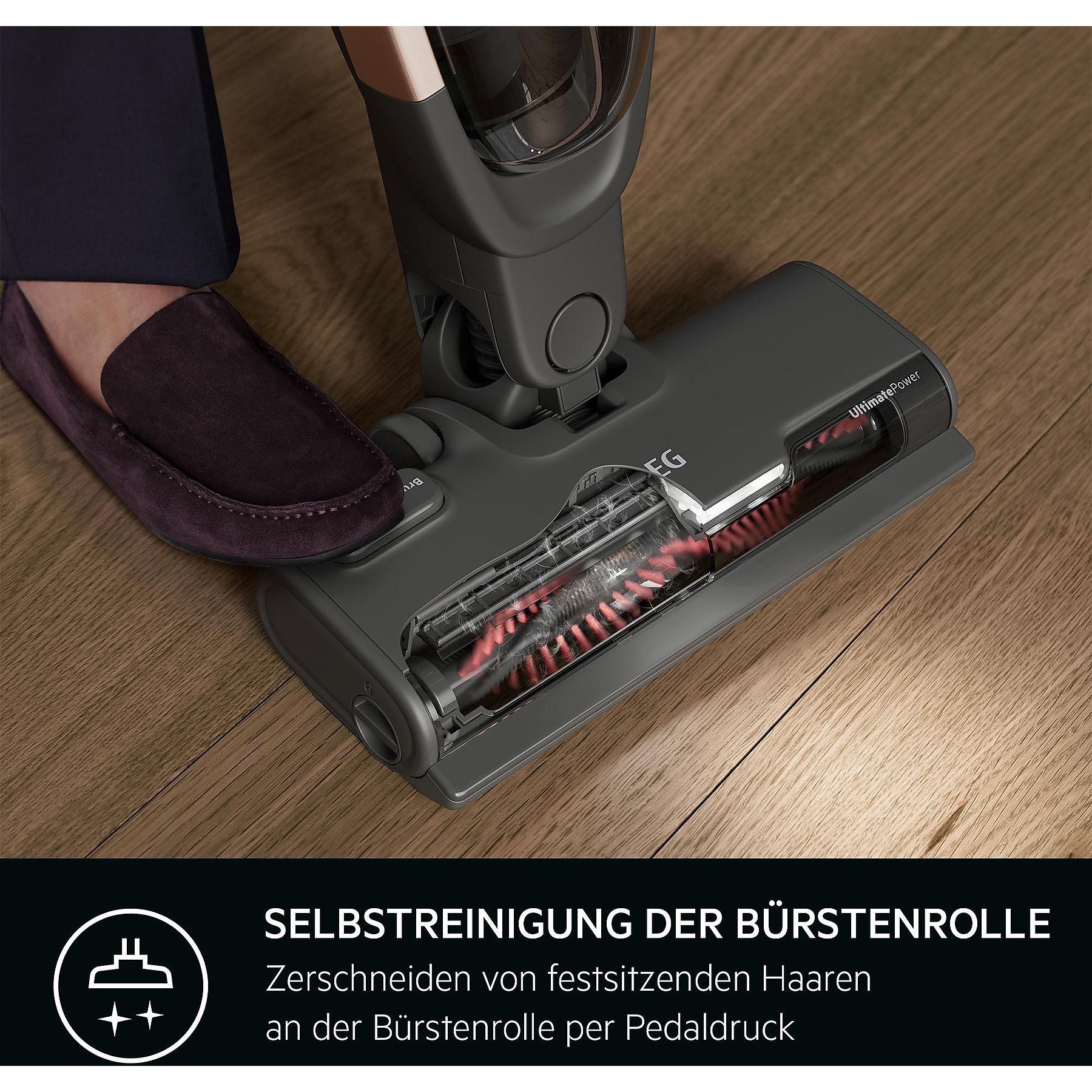 AEG HYGIENIC 5000 (AS52H212XN) Stielsauger, Akkubetrieb, 130 Watt