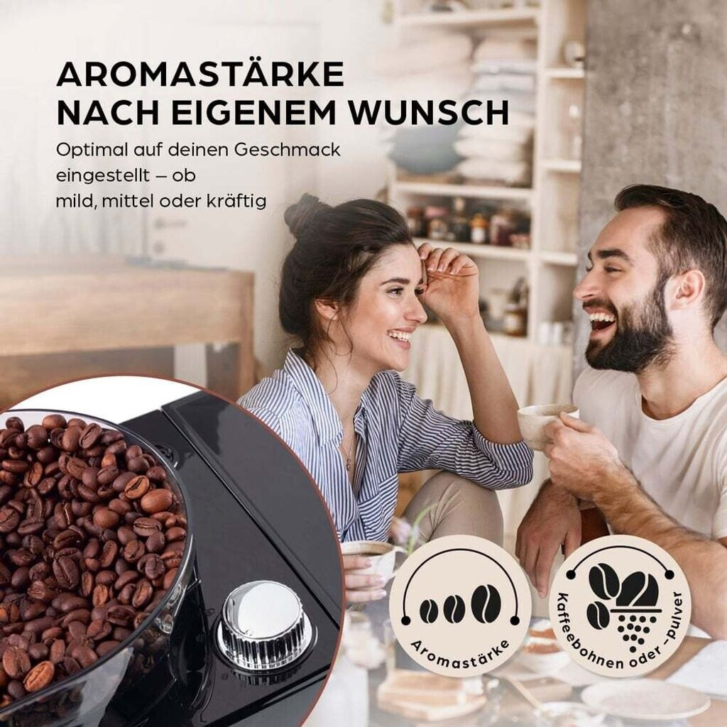 Barista Kaffeemaschine mit Mahlwerk 15427
