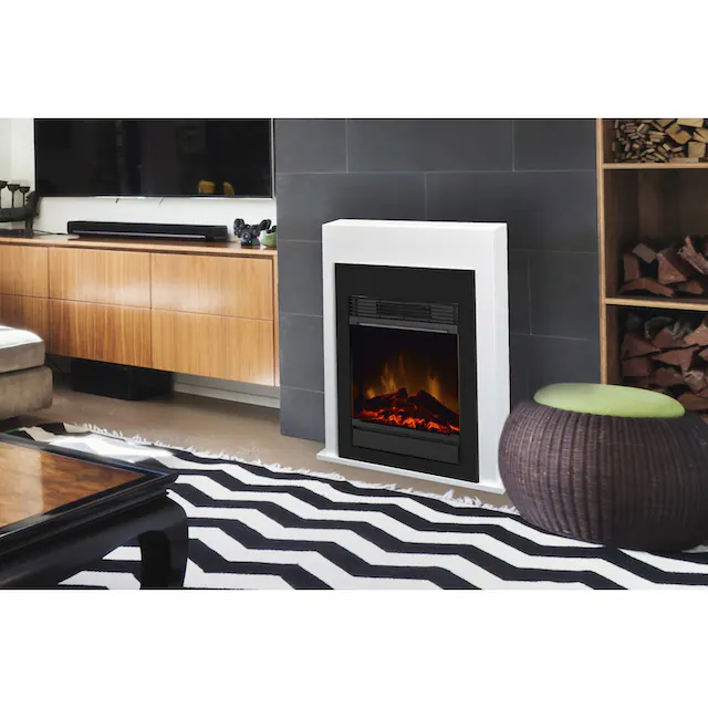 Dimplex Elektrokamin »Bellini Black«, 2 Heizstufen 750/1500 W, inkl. Fernbedienung; Optiflame® Flammeneffekt
