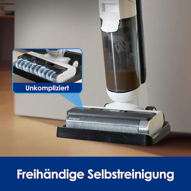 Tineco Nass-Trocken-Sauger »iFLOOR 5, automatische Selbstreinigung, Kantenreinigung«, 35 Min Akku, Tierhaarfilter, Hartbodenreiniger, Doppeltank