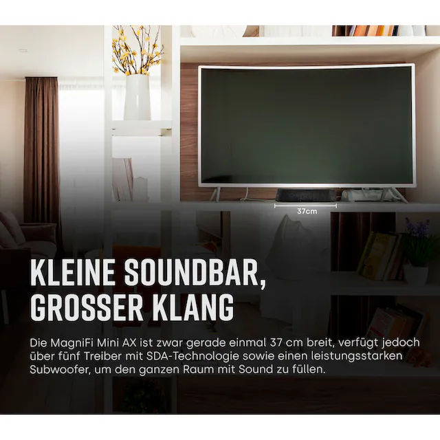 Polk Soundbar »Magnifi Mini AX«, mit Wireless-Subwoofer