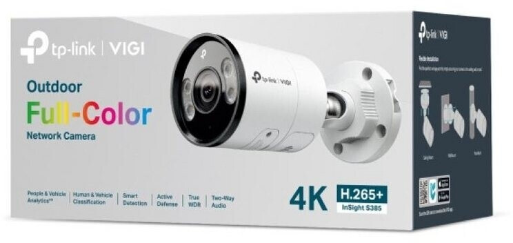 TP-Link VIGI 8MP Outdoor Full-Color Bullet Netwo (INSIGHT S385 (4MM))