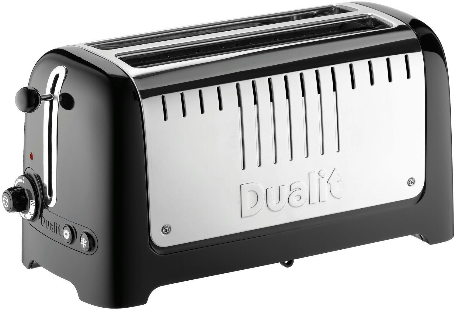 Dualit Lite Gloss 4 Langschlitz Schwarz