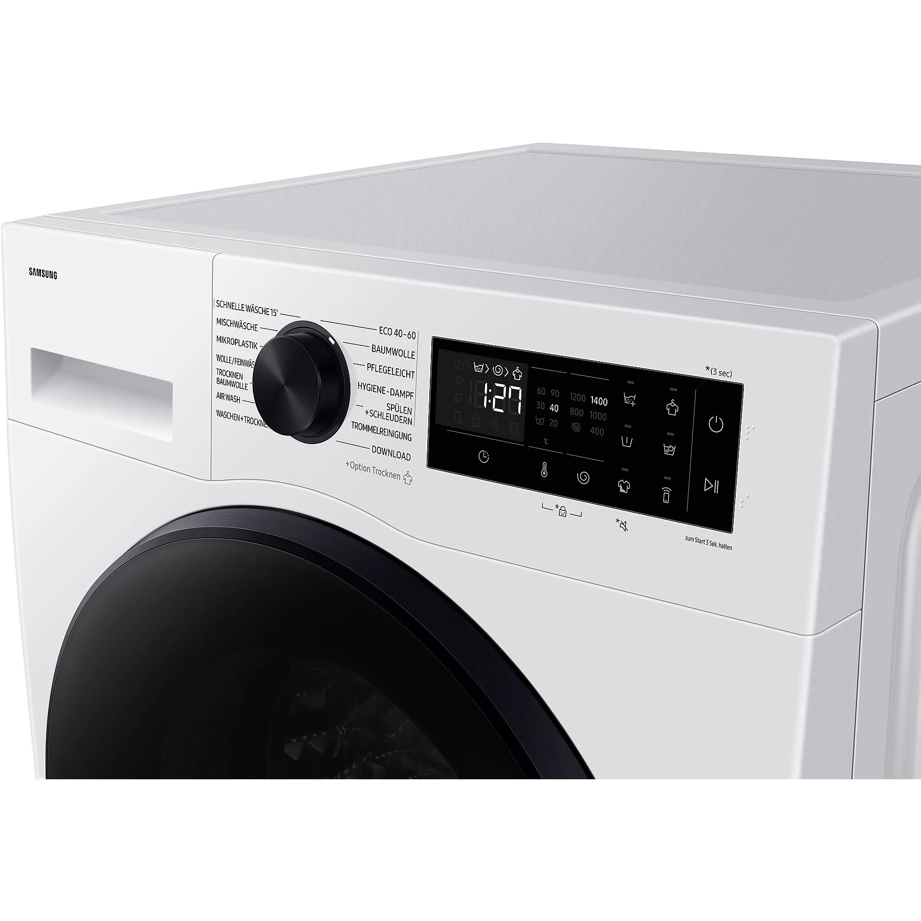 SAMSUNG WD1BDG5B15BEEG Serie WD5000D Waschtrockner (11 kg / 6 kg, 1400 U/Min.)