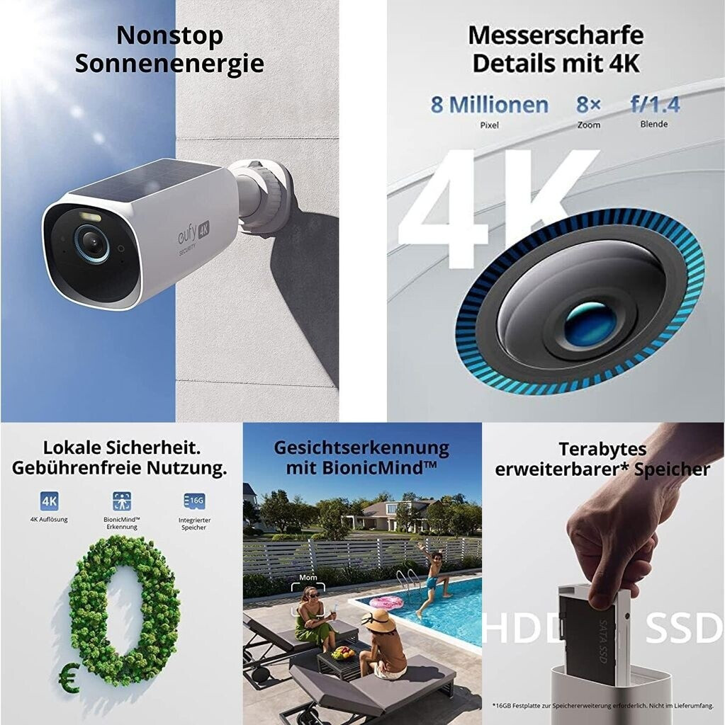 Eufy EufyCam 3 3+1 Set S330