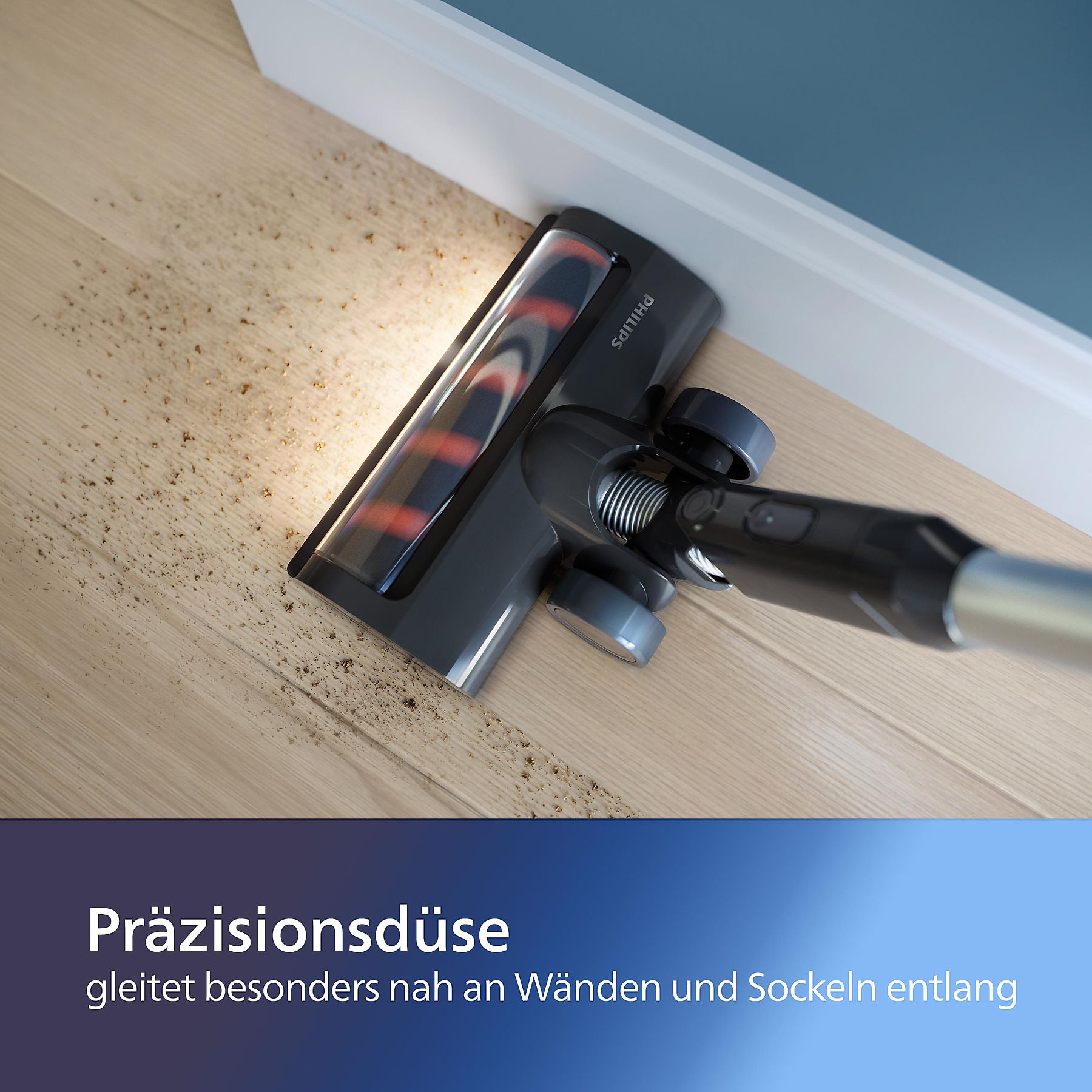 PHILIPS XC3031/01 3000 Series Laufzeit bis zu 60 Min., kabellos, Akkusauger, Stielsauger, Akkubetrieb, 25,2 Volt 43 Basierend auf 43 Bewertungen  Art.-Nr. 2891108  PHILIPS