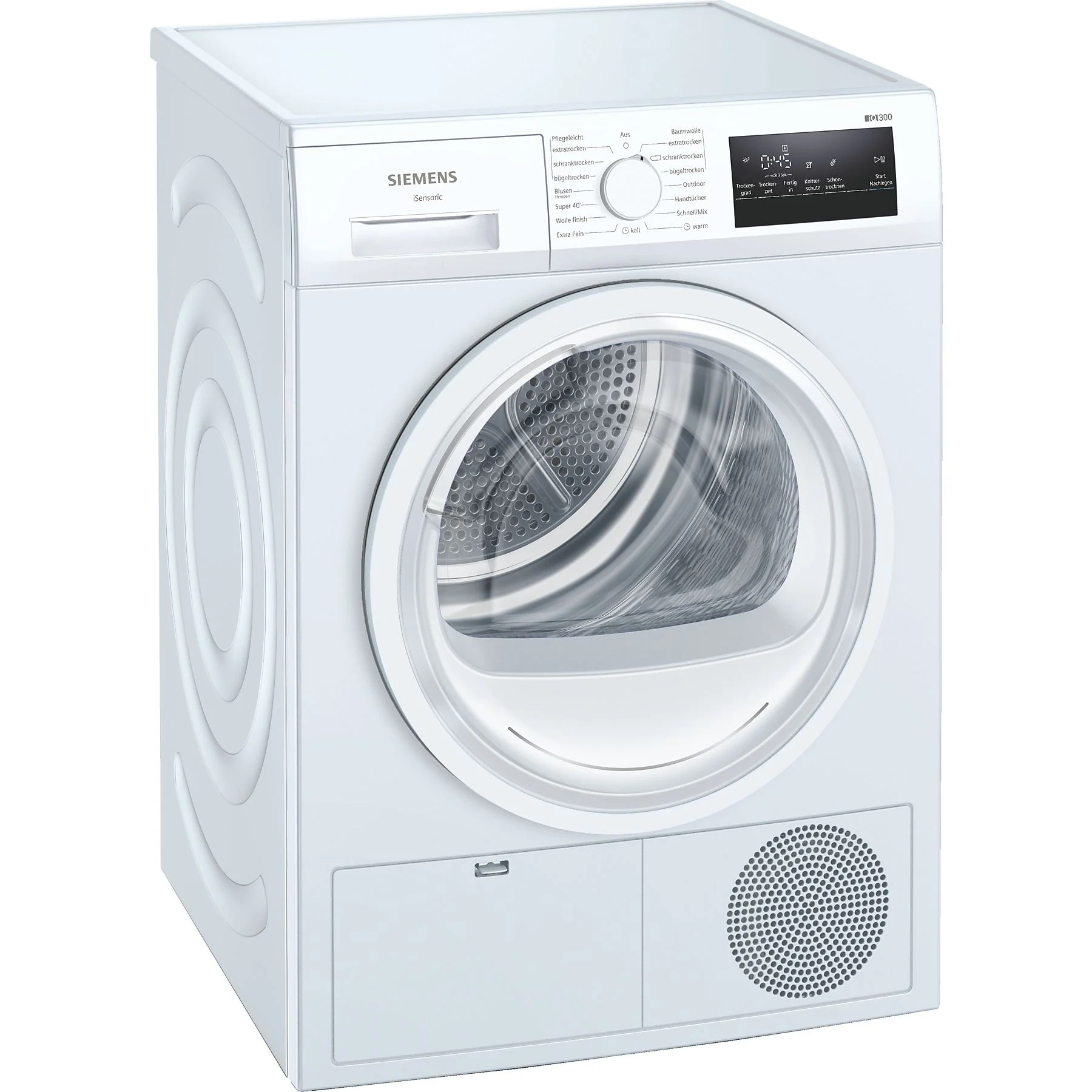 SIEMENS WT45HVA3 Wärmepumpentrockner iQ300 (8 kg, Weiß)