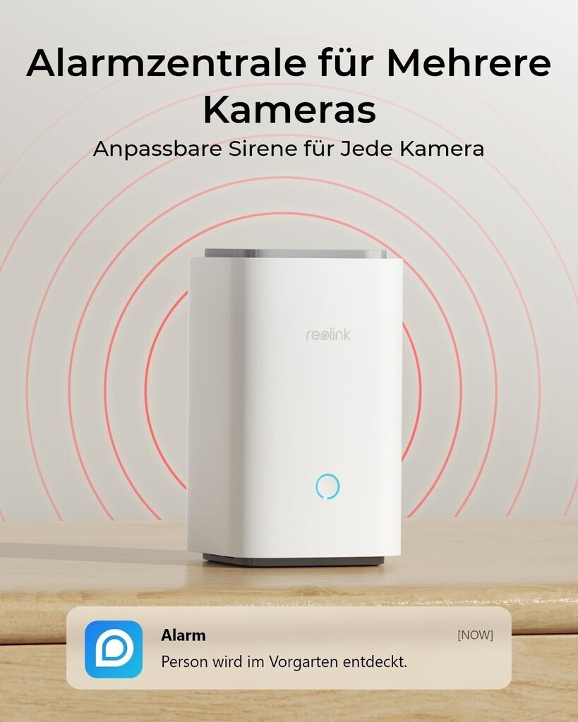 reolink Argus PT Ultra SP 2Pack Home Hub 4K 8MP Outdoor Akku 5/2 4 GHz 360° Schwenkbar Farbnachtsicht (Home Hub + Argus PT Ultra + SP)
