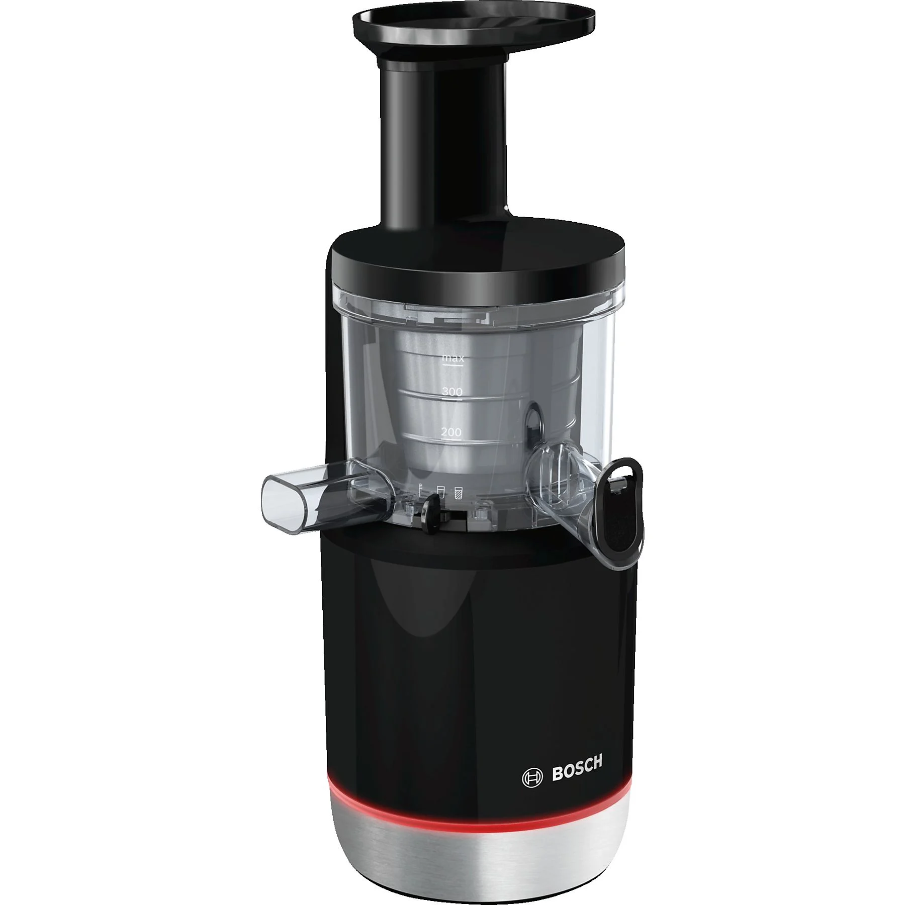 BOSCH MESM731M VitaExtract Slow Juicer 150 Watt, Schwarz/Transparent