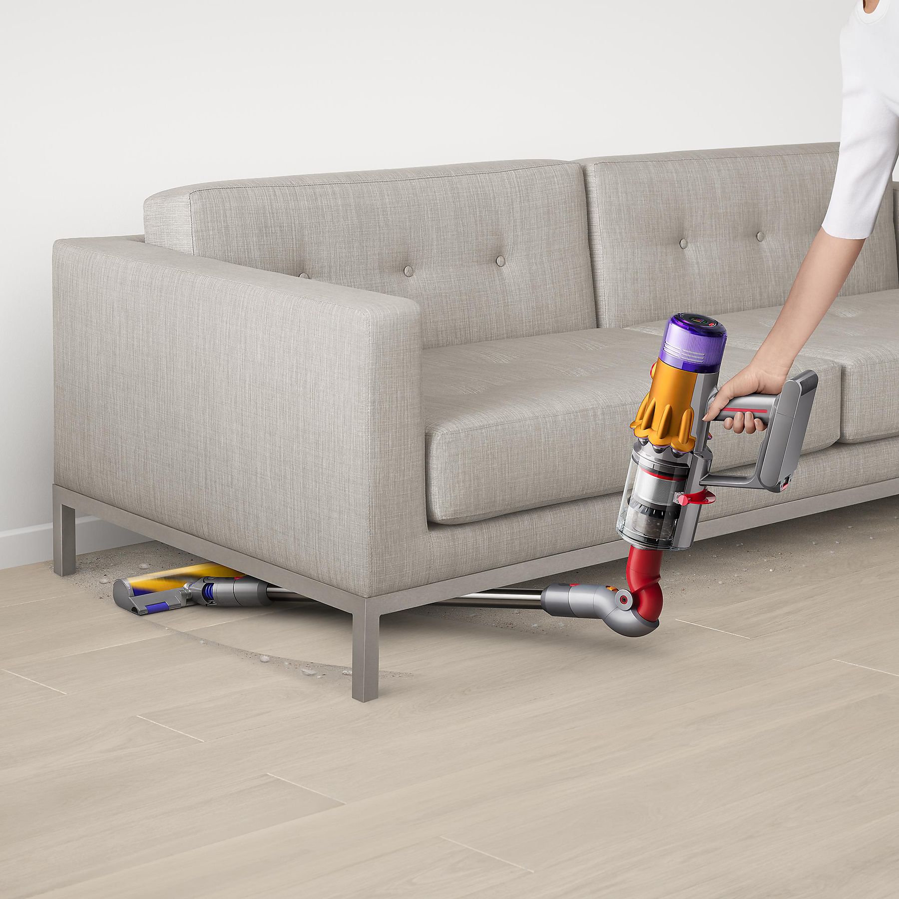 DYSON V12 DETECT SLIM ABSOLUTE (2023) Stielsauger, Akkubetrieb, 545 Watt