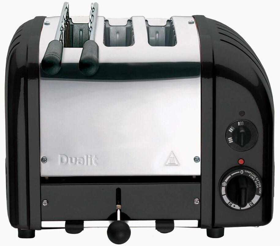 Dualit Classic Combi Toaster 2+1 Scheiben und Toastgitter Mattschwarz