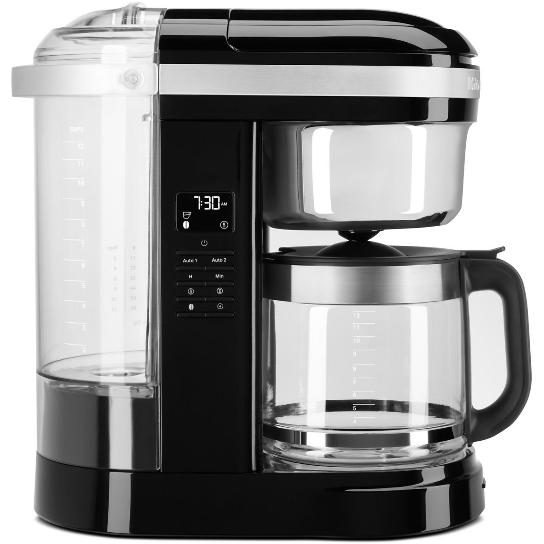 KITCHEN-AID 5KCM1209EOB KITCHENAID Kaffeemaschine Onyx Schwarz