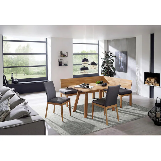 massivline&more Eckbank »Roberto«, Massivholz