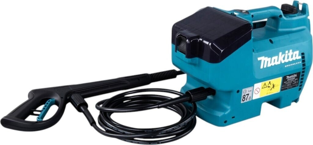 Makita DHW 080 PF4K Akku Druckreiniger 36 V ( 2x 18 V ) 80 bar 380 l/h Brushless + 4x Akku 3,0 Ah + Doppelladegerät