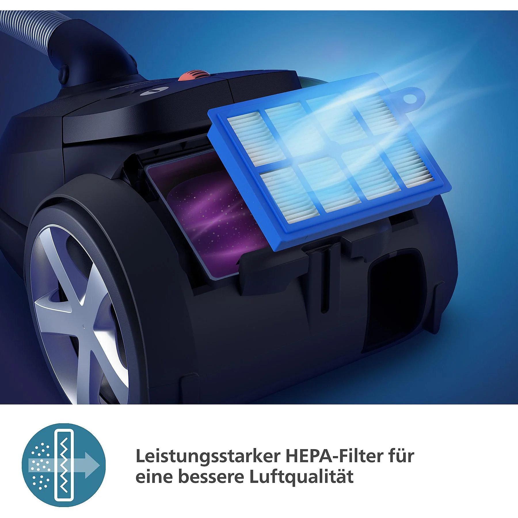 PHILIPS XD6142/12 6000 Series mit Beutel, Staubsauger, maximale Leistung: 900 Watt