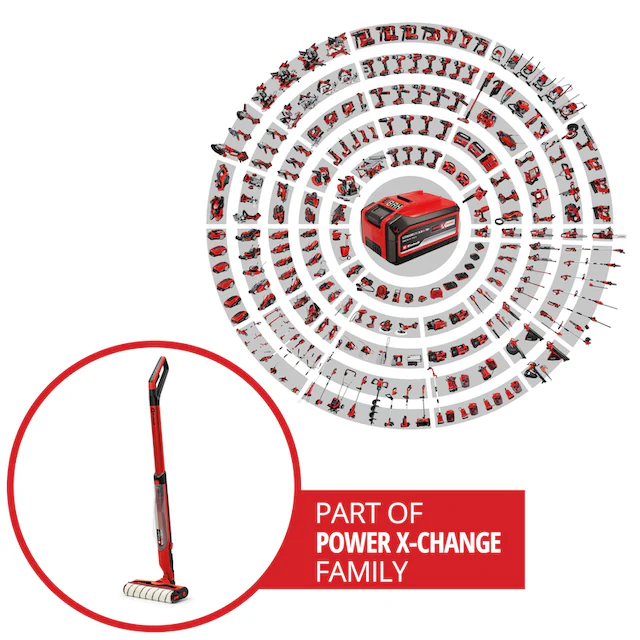 Einhell Hartbodenreiniger »CLEANEXXO + TE-HV 18/06 Set«, inkl. Akku 18V/2,5Ah und Ladegerät