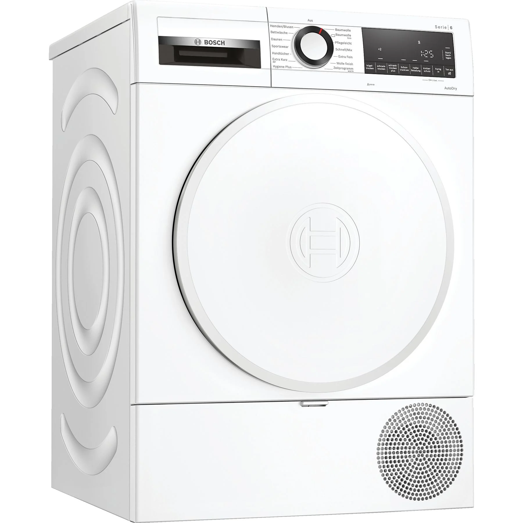 BOSCH WQG233D20 Trockner (8,0 kg, Weiß)