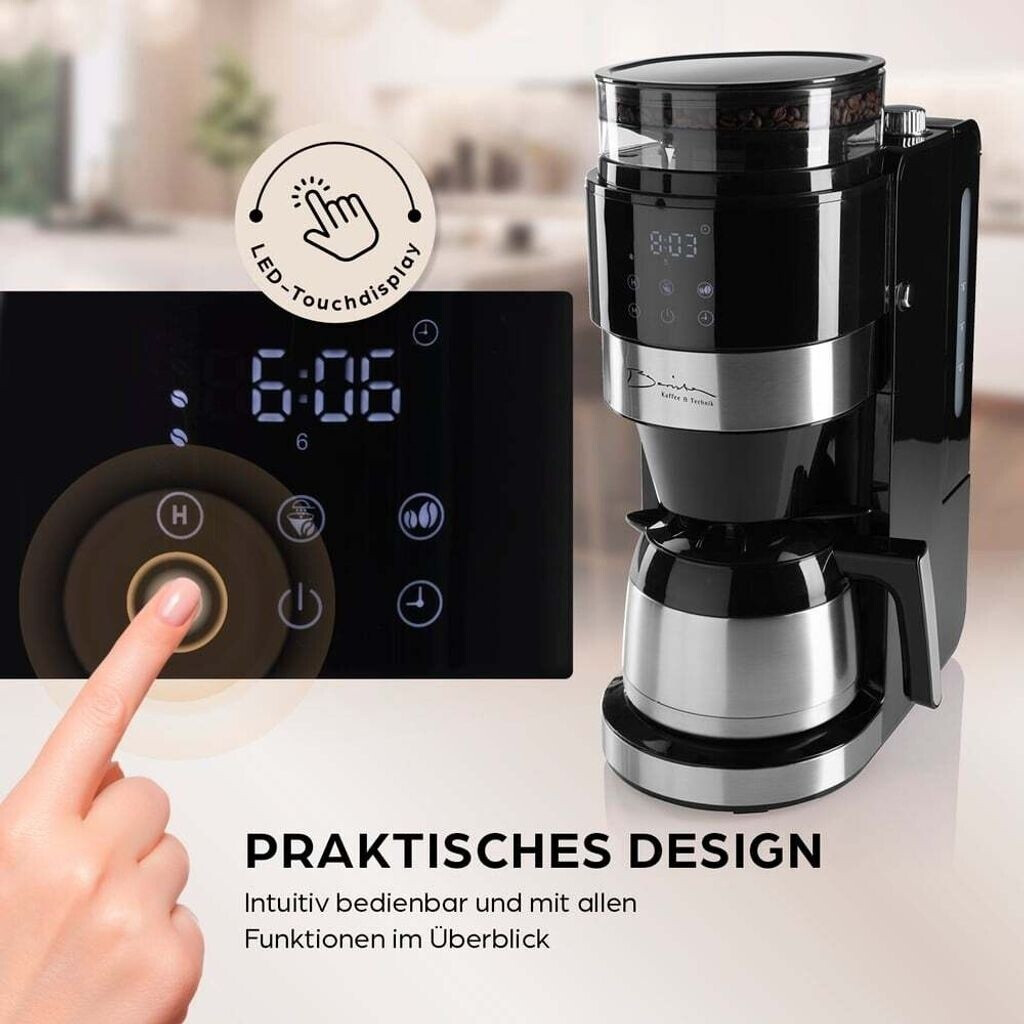 Barista Kaffeemaschine mit Mahlwerk 15427